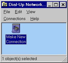DUN Entry Setup