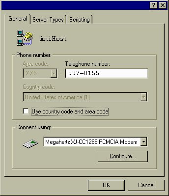DUN Entry Properties